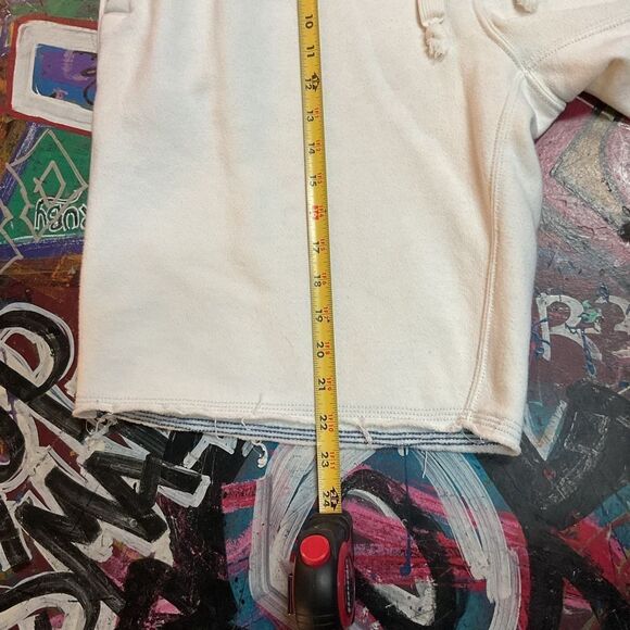 American Eagle 917 RTM Fleece Shorts w Half-Embroidered, Half-Printed Logo (L/G) - Picture 9 of 12